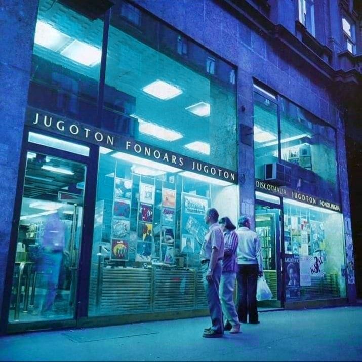 Bogovićeva ulica 1980-ih godina. Jugoton